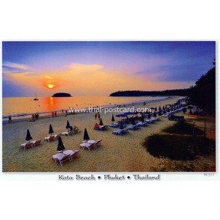 PK511 โปสการ์ด สถานที่ท่องเที่ยว หาดกะตะ จ.ภูเก็ต Postcard Phuket