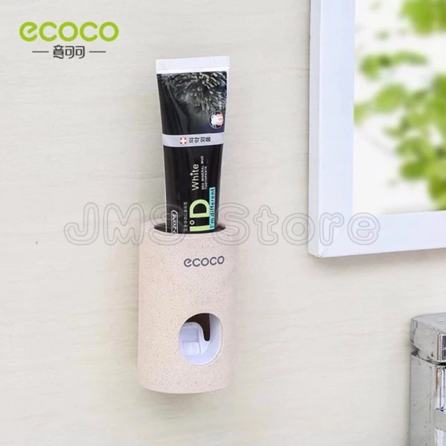 ecoco เครื่องบีบยาสีฟันอัตโนมัติ ติดตั้งง่าย ไม่เจาะผนัง วัสดุธรรมชาติ E1703