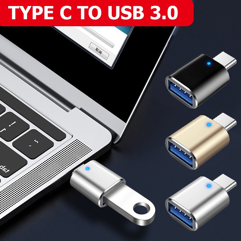 อะแดปเตอร์การ์ดรีดเดอร์ Type-c เป็น Usb 3.0OTG แบบชาร์จไฟได้ สําหรับรถยนต์