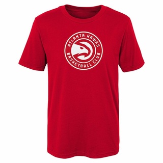 tshirtเสื้อยืดคอกลมฤดูร้อนเสื้อยืด ผ้าฝ้าย 100% พิมพ์ลายทีมบาสเก็ตบอล Atlanta Hawks Champions 2021Sto4XL