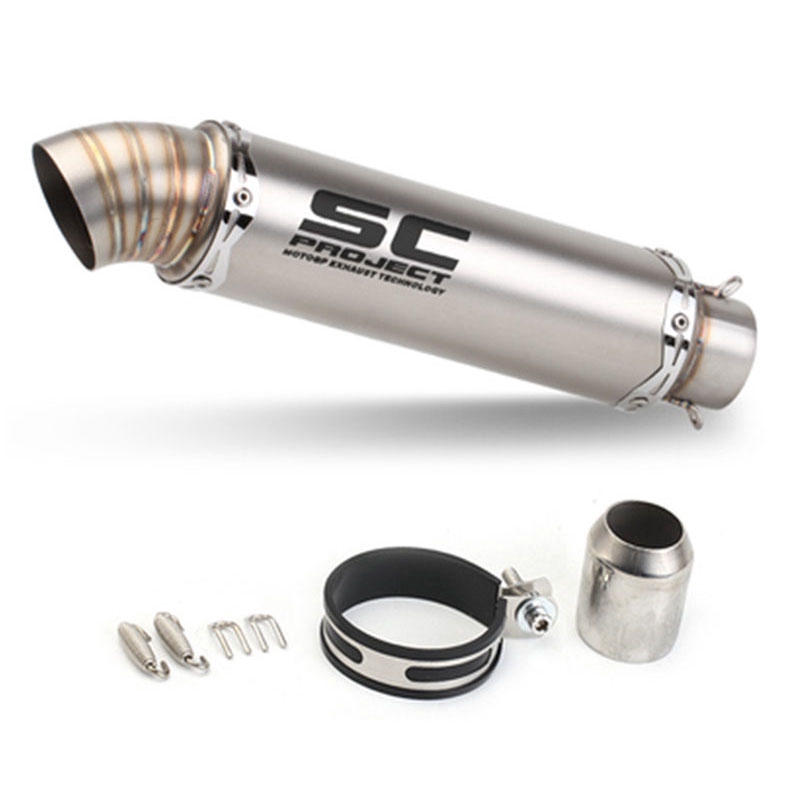 Universal 38-51mm Moto Silencer ท่อไอเสียรถจักรยานยนต์ - รูปที่ 2