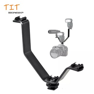 12.5cm Triple Shoe V-bracket holder(Black) กล้อง Triple 3รองเท้าแตะ V เมาท์ V-Bracket 12.5ซม.