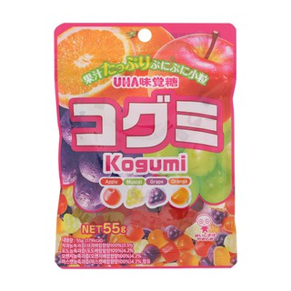 ยูฮ่าโคกุมิเยลลี่ผลไม้รวมรส 55กรัม Yuha Kogumi Mixed Fruit Jelly 55g.