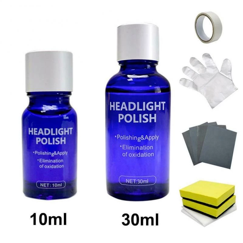 ครีมขัดโคมไฟหน้ารถยนต์ 30ml ครีมขัดไฟหน้ารถยนต์ น้ำยาขัดไฟหน้า น้ำยาขัดโคมไฟหน้ารถเหลือง ขัดไฟหน้ารถยนต์ thumbnail 7