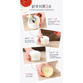 mini food chopper เครื่องปั่นจิ๋ว บด สับ ละเอียด