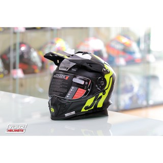 หมวกกันน็อค JUST1  HELMETS J34 PRO TOUR FLUO YELLOW BLACK MATT