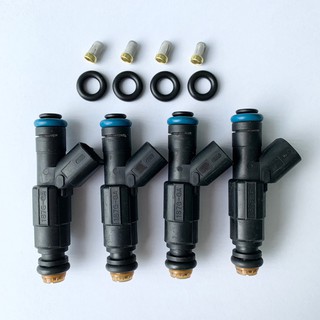 หัวฉีด Ford Focus ปี 05-12 เครื่อง1.8-2.0cc 4 ชิ้น 1 ชุด หัวฉีดแท้มือสองJAPAN ล้างเทสพร้อมเปลี่ยนกรองเลส+โอริง 1 ชุด