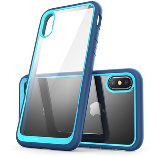 Supcase สําหรับ iPhone Xs เคสไฮบริด ป้องกัน เคสใส เคสโทรศัพท์ ฝาหลัง