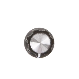 yoodada Knob Button 180°D-Shaft Half-moon Hole Guitar AMP  Plum shape Aluminum Cap Volume Knob