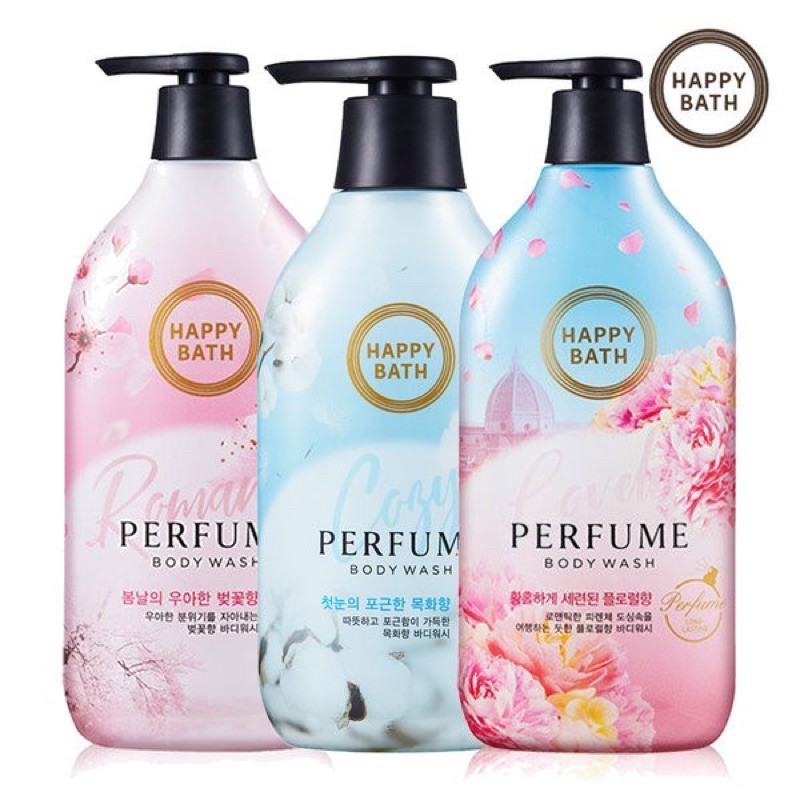 พร้อมส่ง Happy Bath perfume body wash กลิ่น Lovely