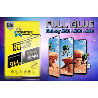 STARTEC ฟิล์มกระจกเต็มจอ Samsung A10, A30, A50 (หน้า+หลัง) Black สินค้าคุณภาพ รับประกันของแท้ 100%