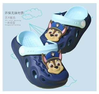 รองเท้าแตะ ทรง ลาย paw patrol แบบมีรู สำหรับเด็ก