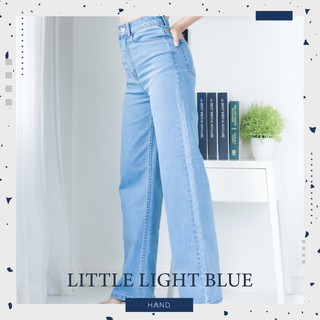 Hand.Originals กางเกงยีนส์ผู้หญิง ทรงกระบอกเอวสูง วินเทจ, High Waist Trouser Jeans