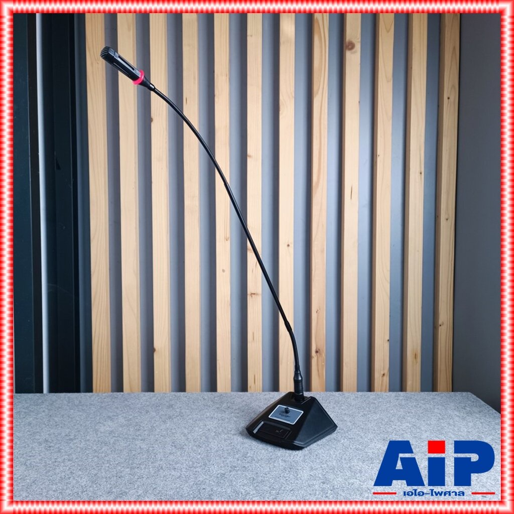 DECCON MC-88 ไมค์ตั้งโต๊ะมีไฟ ก้านยาว77CM ไมค์ประชุม,ไมค์ประกาศ ก้านยาว ไมโครโฟนคอนเดนเซอร์ MC 88 MC88 เอไอ-ไพศาล