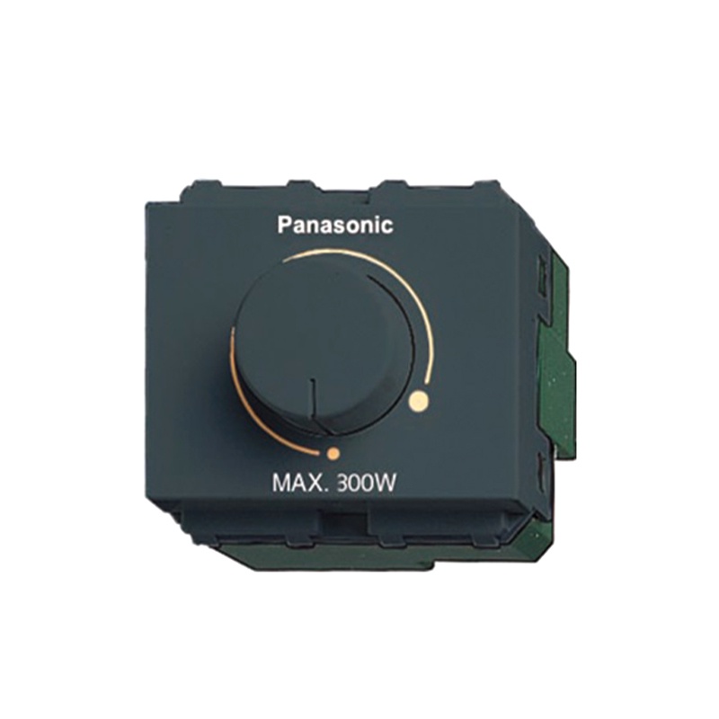 สวิตซ์หรี่ไฟ 500w Dimmer Switch Panasonic WEG 57816H แถมฝาWEG68029MHแบบแนวนอน