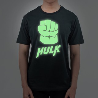 ถูกสุดๆเสื้อยืดมาร์เวล HULK-9316-GR (เรืองแสงในที่มืด)รหัสเต็ม