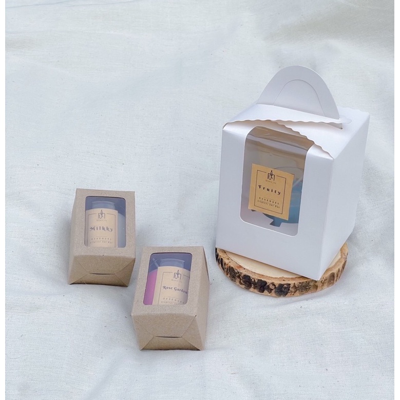 เทียนหอม แก้วเป๊ก {พร้อมกล่อง} ขนาด 50 ml มีเก็บเงินปลายทาง