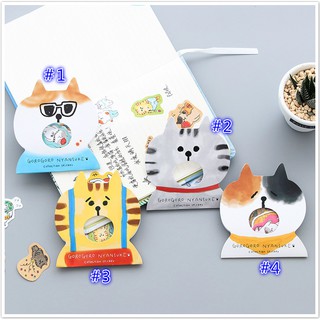 Cute cat sticker เซ็ตสติ๊กเกอร์ PVC 30 pcs