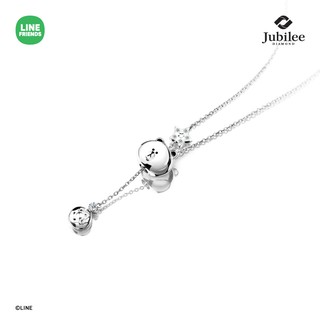 JUBILEE DIAMOND GENTLE NECKLACE: BROWN [รุ่น LINE FRIENDS ลิขสิทธิ์แท้]