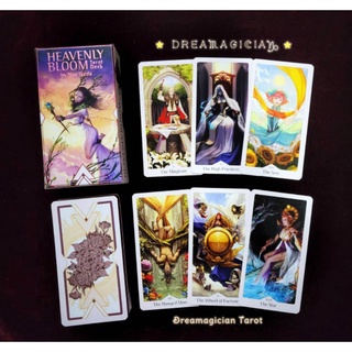 Heavenly Bloom Tarot ไพ่ยิปซีแท้ขอบโรสโกลด์ ไพ่แท้ลดราคา ไพ่ยิปซี ไพ่ทาโร่ต์ ไพ่ออราเคิล Tarot Oracle Card Decks