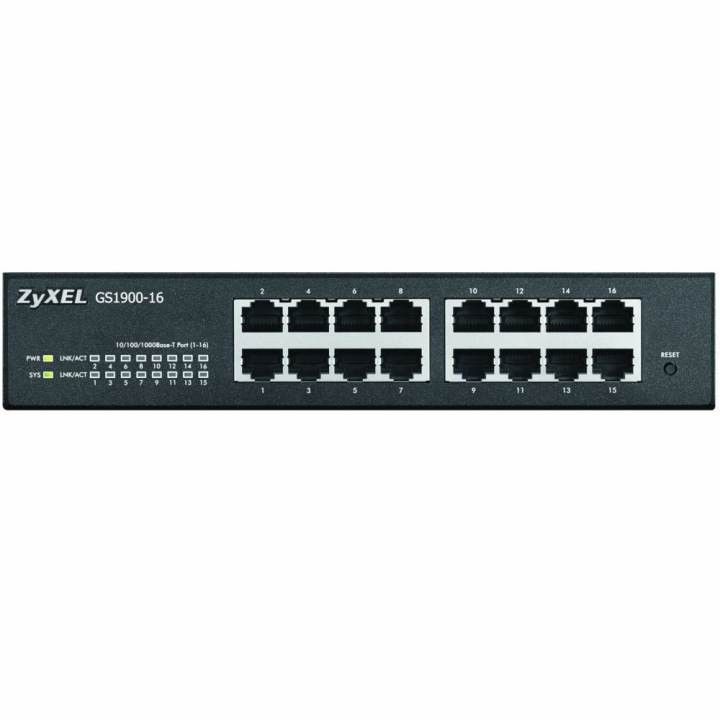 Zyxel 16 Port Gbe L2 Web Managed Switch ร น Gs1900 16 Shopee Thailand