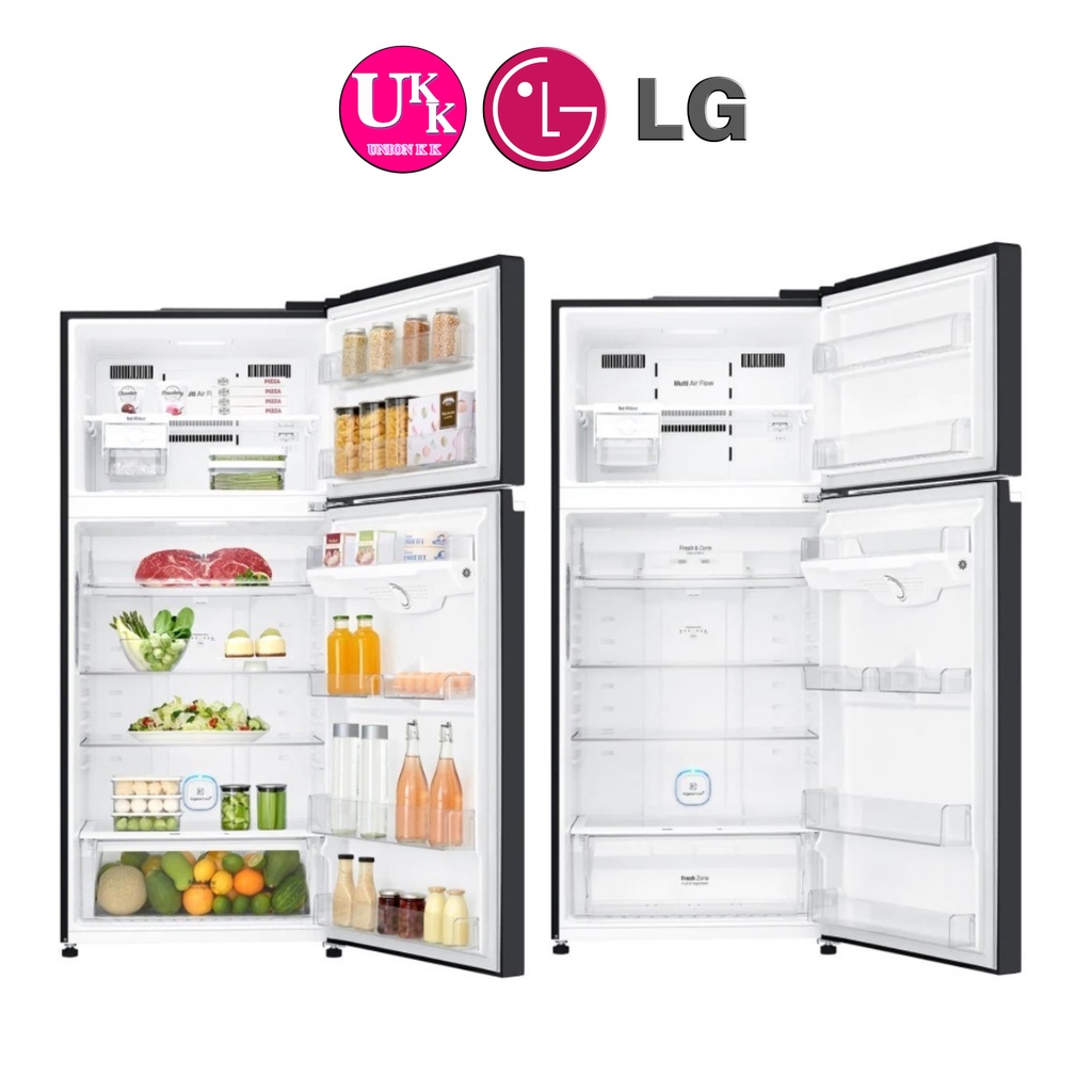 LG ตู้เย็น 2 ประตู รุ่น GN-C702SGGU ขนาด 18.1 คิว ระบบ Inverter Linear Compressor GNC702SGGU GNC702 C702 702