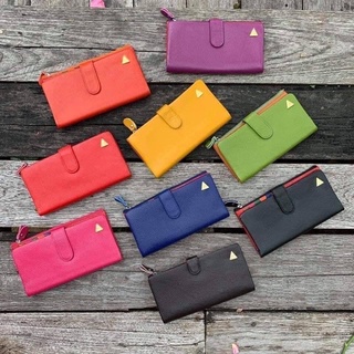 กระเป๋าเศรษฐีคุณกิ่งรุ่นซ่อนเงินหนังแท้