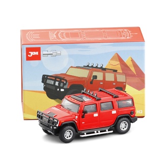 Jkm 1/64 2005 HUMMER HUMMER H2 โมเดลรถออฟโร้ด SUV โลหะ ดูดซับแรงกระแทก ของขวัญ สําหรับตกแต่งบ้าน