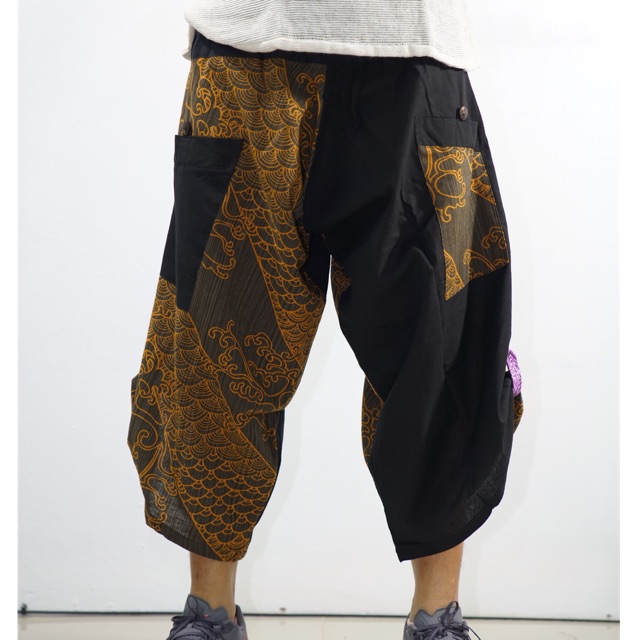 Samurai Pants กางเกงซามูไรเอวยางยืด