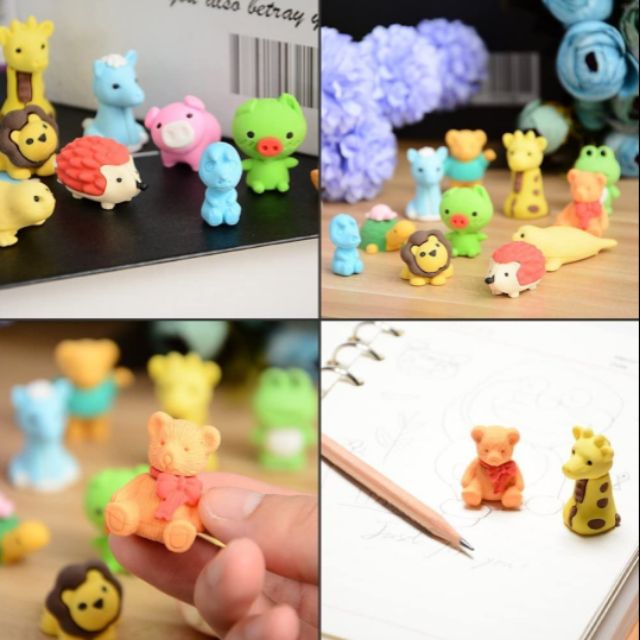 IWAKO Eraser ยางลบญี่ปุ่น ลายสัตว์น่ารัก