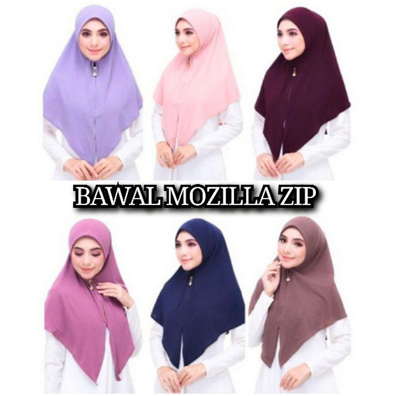 BAWAL MOZILLA ZIP PLAIN (BOONG SAHAJA)