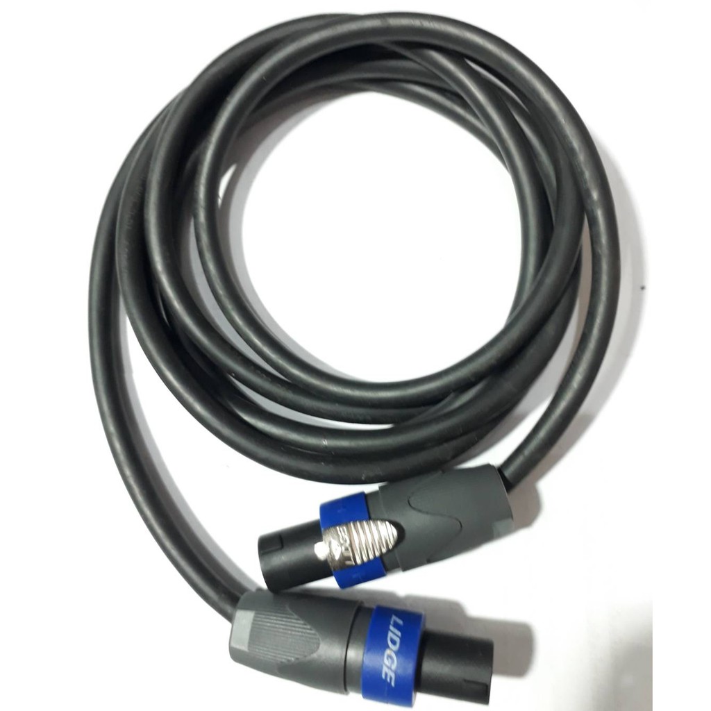 สายลำโพง คุณภาพดี พร้อมหัว speakon ของ LIDGE ราคาถูก เครื่องเสียง สาย ลำโพง สำเร็จรูป พร้อมใช้งาน สายไฟ VCTทองแดงเต็ม