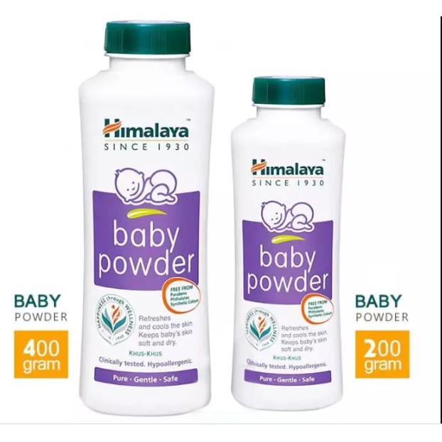 Himalaya Baby powder 200g. 400 กรัม แป้งเด็ก หิมาลายา เบบี้พาวเดอร์ ลด