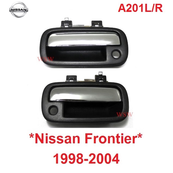 มือดึงประตู NISSAN FRONTIER D22 1998 - 2004 มือเปิดนอก นิสสัน ฟรอนเทียร์ ที่เปิดประตูรถ มือเปิด มือดึง ที่ดึงประตู