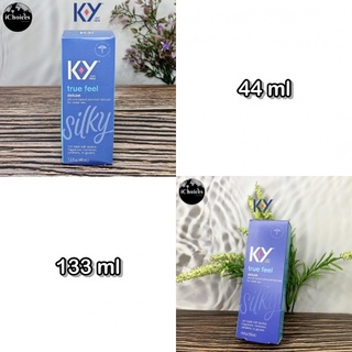 เค-วาย สารหล่อลื่นจากซิลิโคน K-Y® True Feel Deluxe Silicone Based Lube, Silky 44 or 133 ml เจลหล่อลื่น เจลเควาย