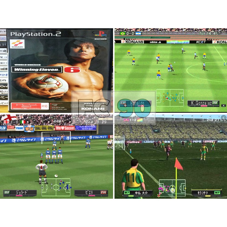 แผ่นเกมวินนิ่ง6World Soccer Winning Eleven 6 [PS2] แผ่นแท้ มือสอง สำหรับนักสะสมเกมยุค90
