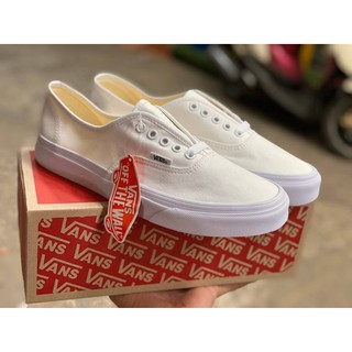 รองเท้าผ้าใบ Vans Authentic 📦มีกล่อง รองเท้าผ้าใบแวน สลิปออน 🌟 ใส่สบาย