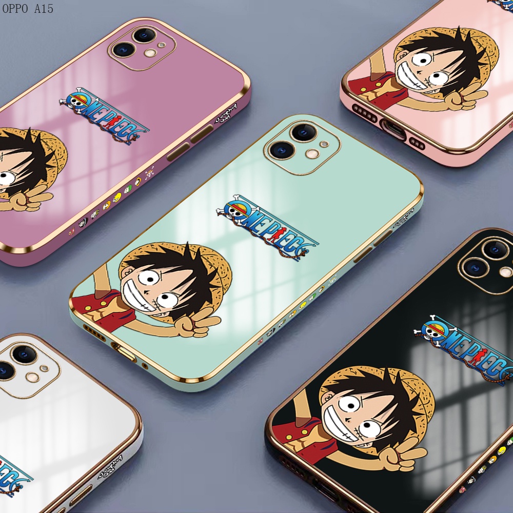 OPPO A15 A15S A7 A5S A12 A12S A9 A5 A31 A12E A53 A33 A38 A18 A74 A92 A52 2020 4G 5G เคสออปโป้ สำหรับ Case Happy Straw Hat Kid เคสโทรศัพท์ Back Cover