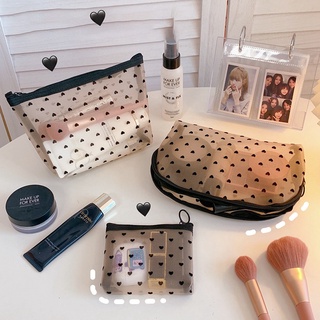 แหล่งขายและราคาMakeup Bag Net Yarn Coins Bag Lipstick Storage Bagอาจถูกใจคุณ