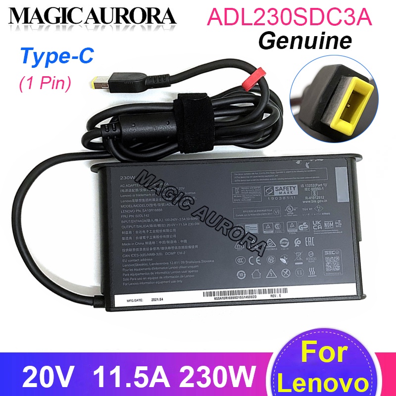 ADL230SCC3A 20V 11.5A 230W USB Charger ADL230SDC3A สําหรับ LENOVO THINKPAD Y9000K Y900 Y910 Y920 R72