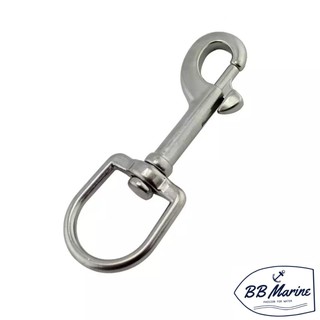 BBMarine Boltsnap Single End ตะขอเอนกประสงค์ 126mm Stainless Steel 316 สำหรับดำน้ำ