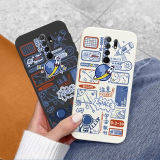 เคสโทรศัพท์มือถือ ซิลิโคนนุ่ม สีพื้น สําหรับ Xiaomi Redmi 9 9A 9T k40 k30 k20 pro