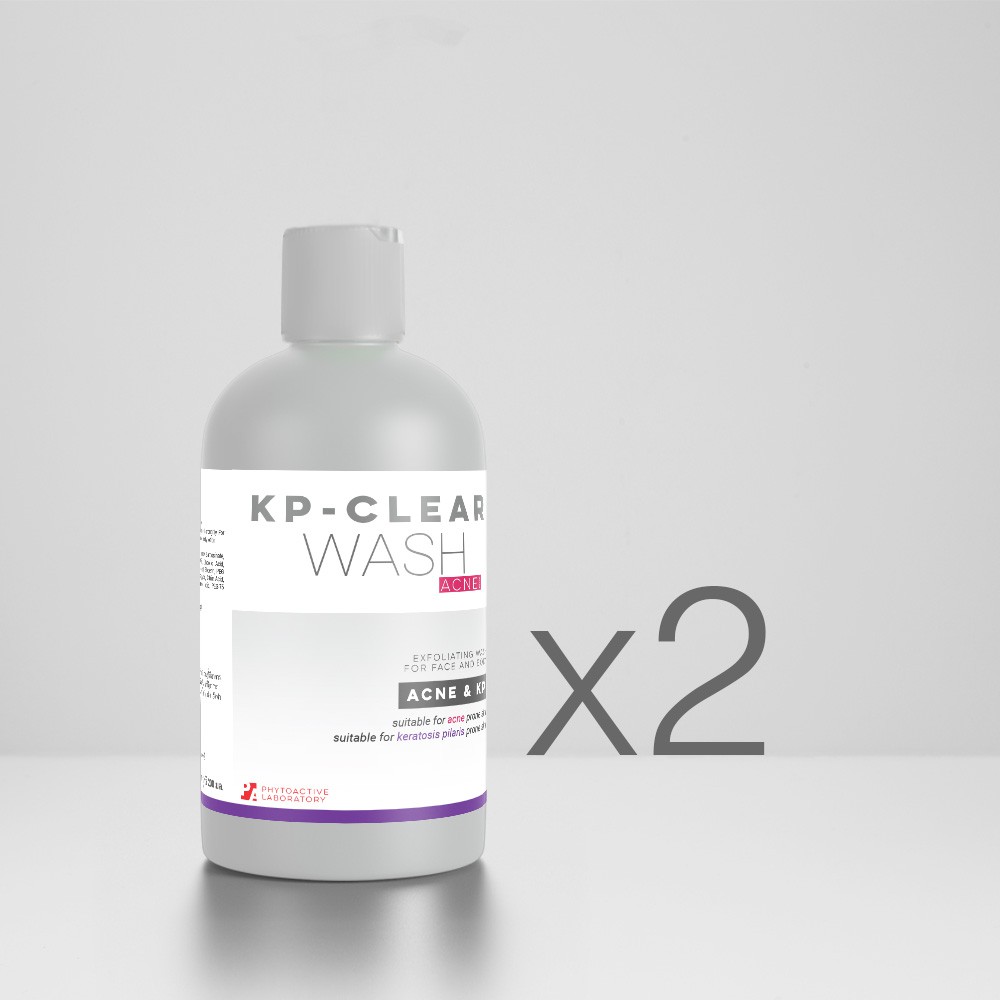 สบู่เหลวรักษาขนคุดและสิว Kp-Clear WASH Acne+ 2ขวด