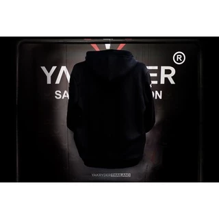 YAKRYDERเสื้อฮู้ดการ์ดสีดำลิมิเต็ดงานปัก พร้อมการ์ดแข็ง 5 จุด เสื้อขี่บิ้กไบค์