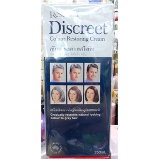 ครีมแต่งผมดำเรสโตเรีย​ Restoria Discreet Colour Restoring Cream