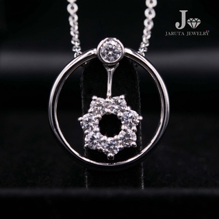 “ดอกไม้เซ็ต” จี้เงินแท้ 925 ฝัง Cubic Zirconia (เพชรรัสเซีย) จับคู่กับแหวนได้ | Jaruta Jewelry