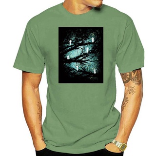 เสื้อยืดผ้าฝ้ายพรีเมี่ยม มาใหม่ เสื้อยืด ผ้าฝ้าย พิมพ์ลาย Mononoke Forest Spirit Kodama Totoro Miyazaki สําหรับผู้ชาย