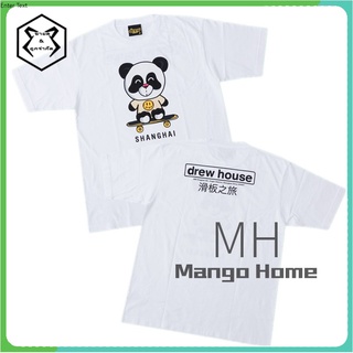 เสื้อยืดแขนสั้น พิมพ์ลายตัวอักษร Drew House JustinBieber Justin Panda สําหรับผู้ชาย และผู้หญิง