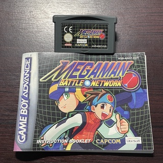 ตลับแท้ Mega Man Battle Network + คู่มือ (EU) GBA