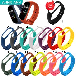 อะไหล่สายนาฬิกา แบบซิลิโคน สำหรับ mi band 6 3 4 5